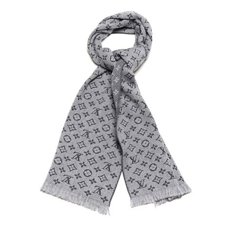 louis vuitton scarf mens grey|louis vuitton bandana for men.